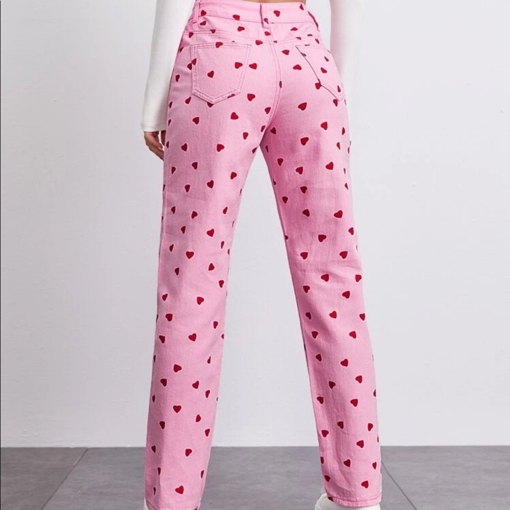 Pink Heart Pants